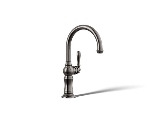 Kohler Artifacts Single-handle kitchen sink faucet - Vibrant Titanium