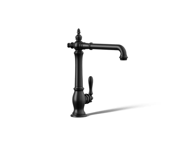 Kohler Artifacts Single-handle kitchen sink faucet - Matte Black