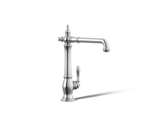 Kohler Artifacts Single-handle kitchen sink faucet - Polished Chrome