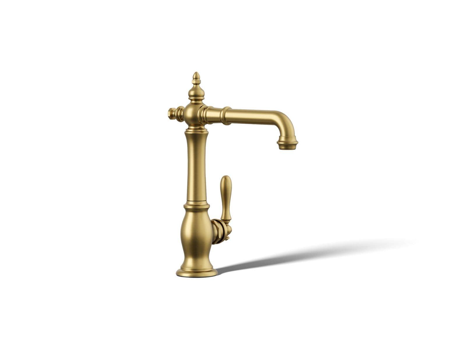 Kohler Artifacts Single-handle bar sink faucet - Vibrant Brushed Moderne Brass by Kohler