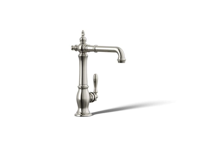 Kohler Artifacts Single-handle bar sink faucet - Vibrant Polished Nickel