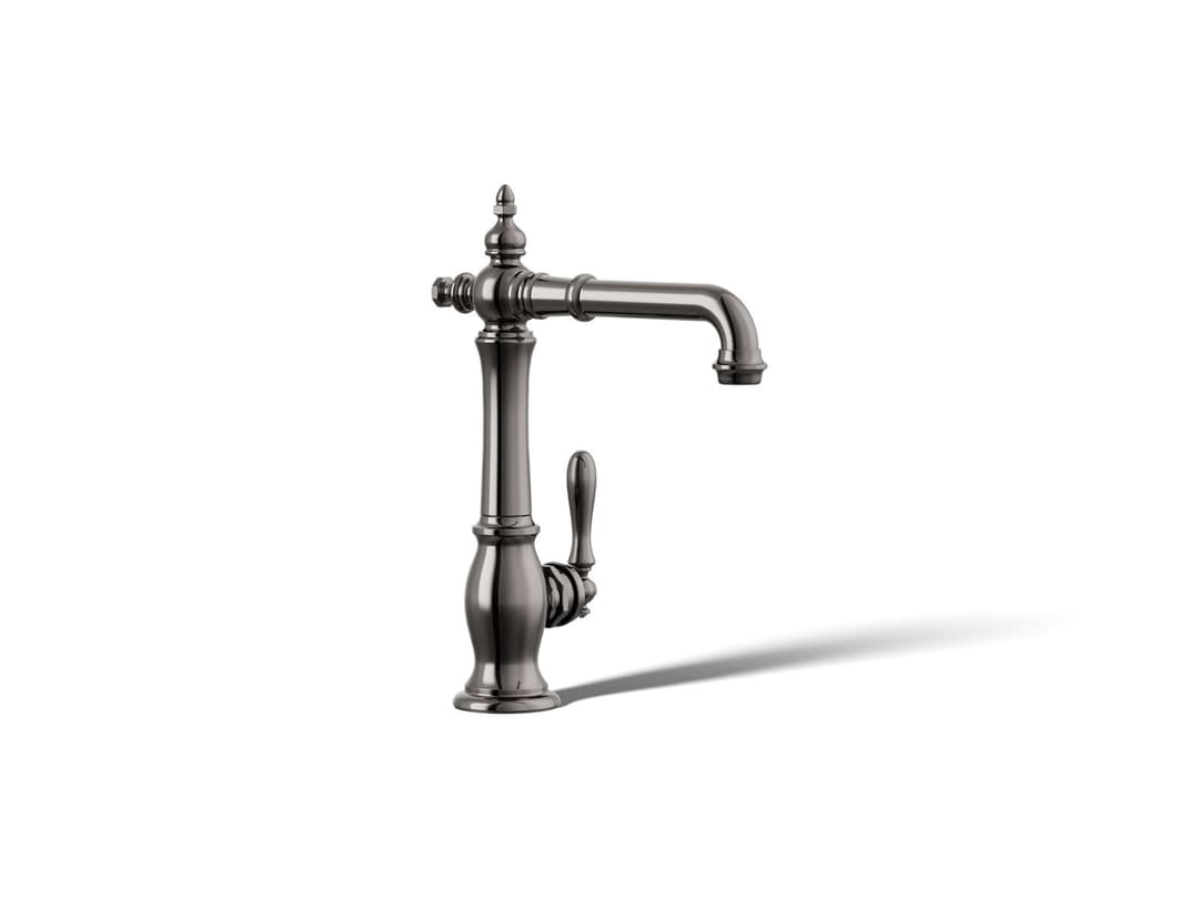 Kohler Artifacts Single-handle bar sink faucet - Vibrant Titanium by Kohler