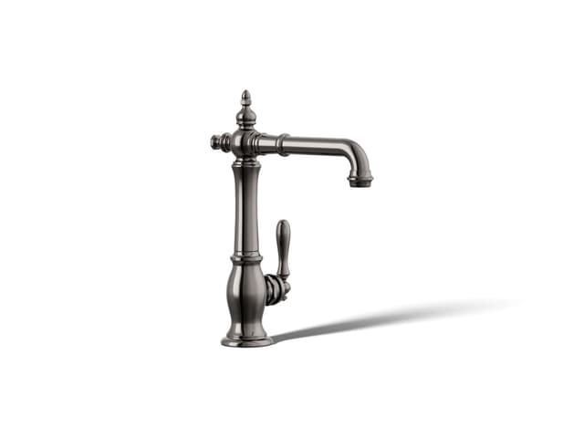 Kohler Artifacts Single-handle bar sink faucet - Vibrant Titanium