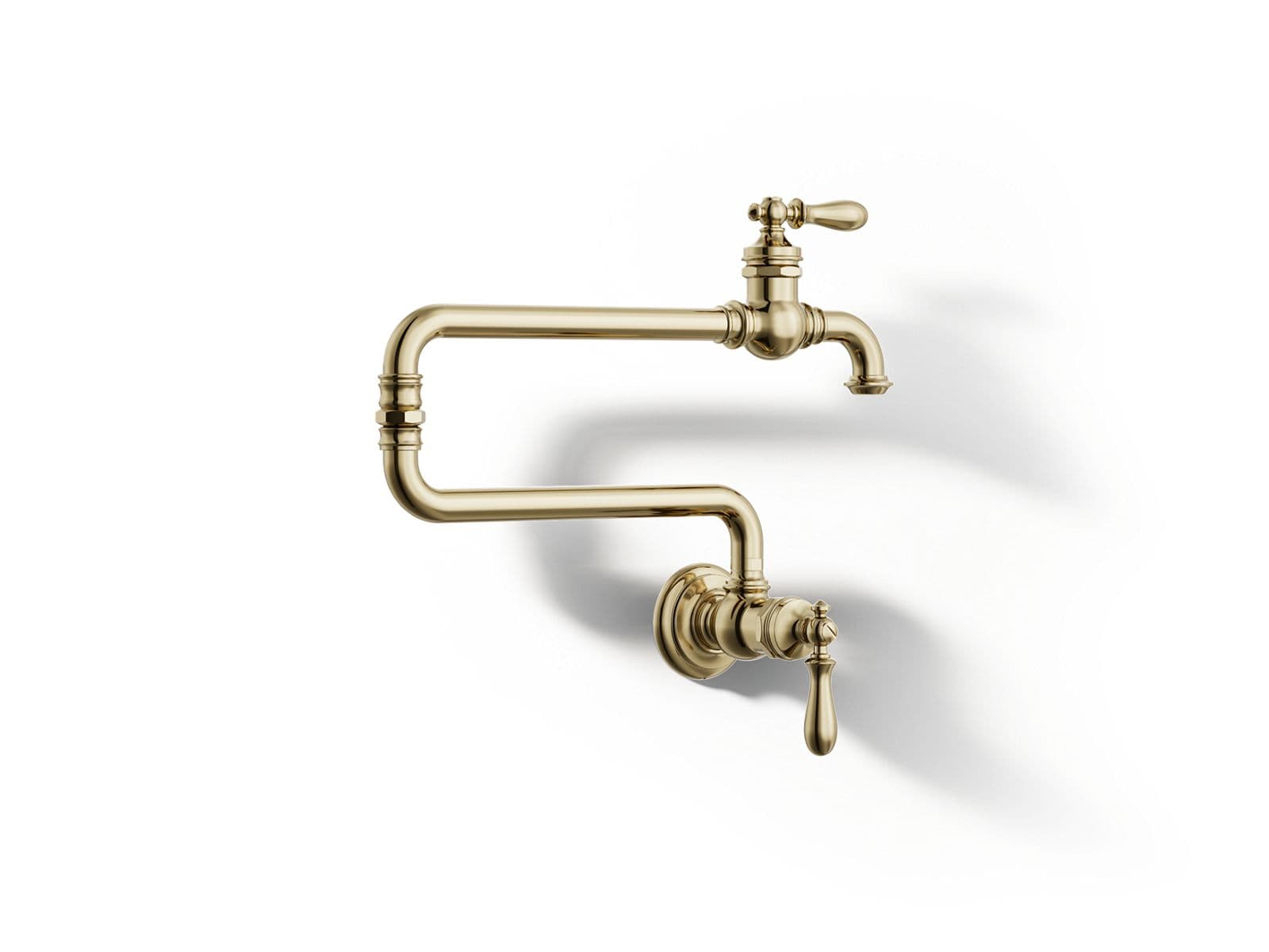 Kohler Artifacts Wall-mount pot filler - Vibrant French Gold by Kohler