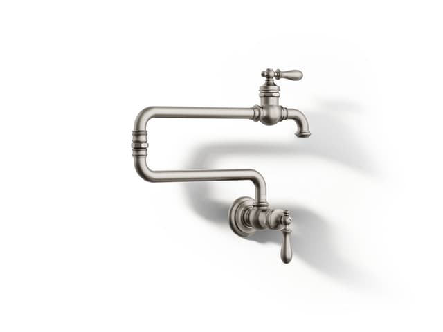 Kohler Artifacts Wall-mount pot filler - Vibrant Stainless