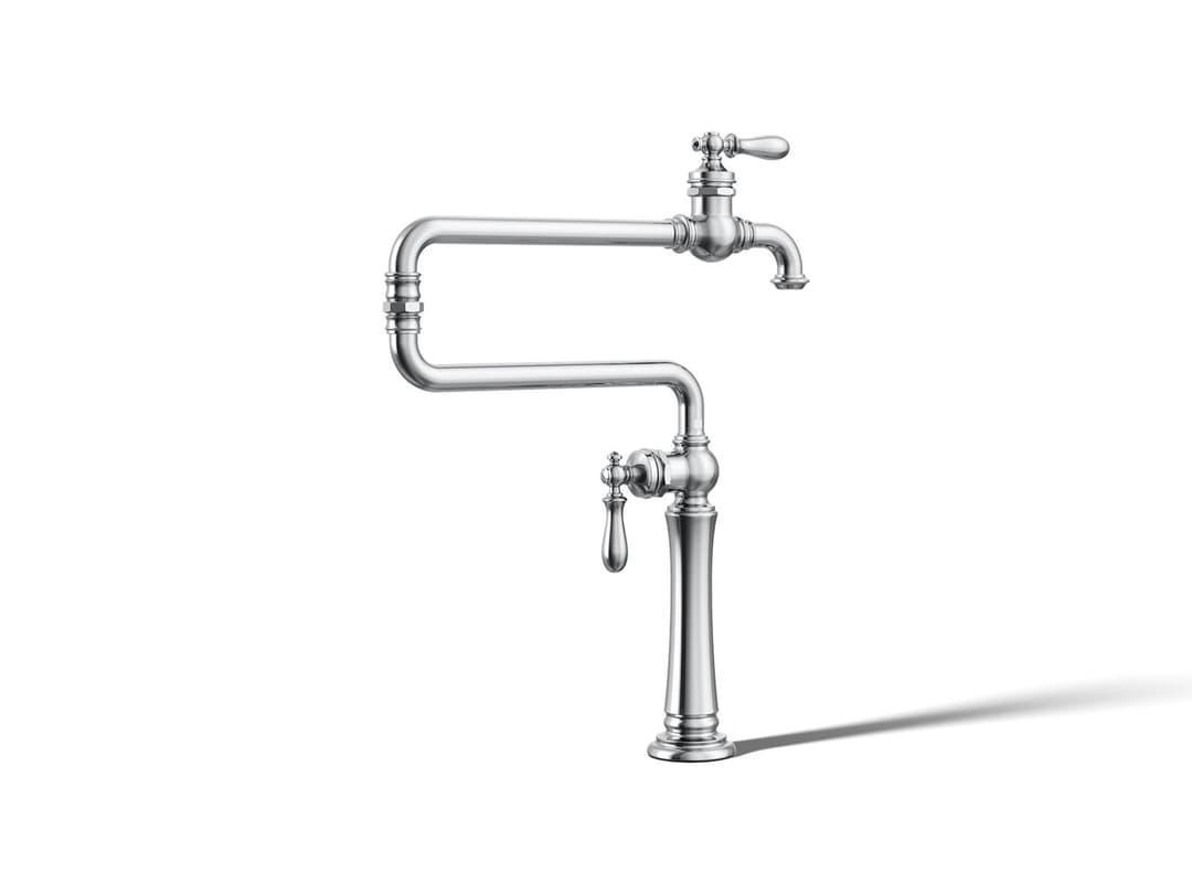Kohler Artifacts Deck-mount pot filler - Polished Chrome by Kohler