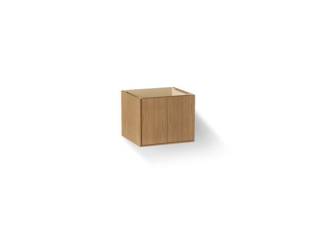 Kohler Jute 24'' wall-hung bathroom vanity cabinet - Walnut Flax