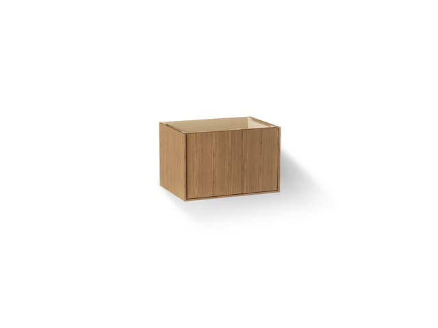 Kohler Jute 30'' wall-hung bathroom vanity cabinet - Walnut Flax
