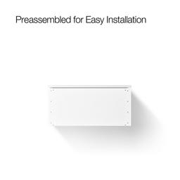 36'' wall-hung bathroom vanity cabinet with sink and quartz top - image 18