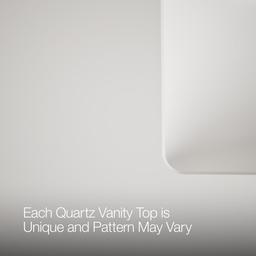 24'' wall-hung bathroom vanity cabinet with sink and quartz top - image 10