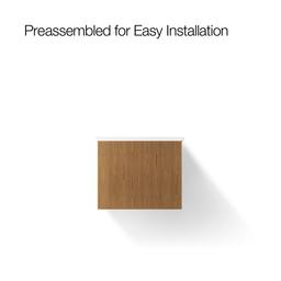 24'' wall-hung bathroom vanity cabinet with sink and quartz top - image 18