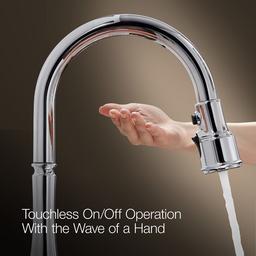 Artifacts Touchless pull-down kitchen sink faucet with KOHLER KonnectE and three-function sprayhead - image 12