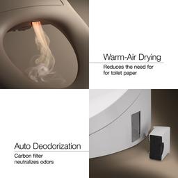 PureWash E880 Round-front bidet toilet seat with remote control - image 11