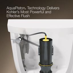 Cimarron Two-piece elongated toilet with skirted trapway, 1.28 gpf - image 12