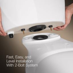 Cimarron ContinuousClean ST two-piece round-front toilet, 1.28 gpf - image 10