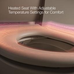 Purewash E815 Round-Front Bidet Toilet Seat With Remote Control - image 12