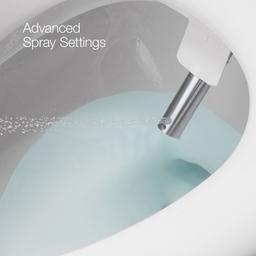 Purewash E860 Elongated Bidet Toilet Seat With Remote Control White - image 12