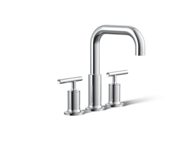 Kohler Purist Deck-mount bath faucet trim with Lever handles - Polished Chrome