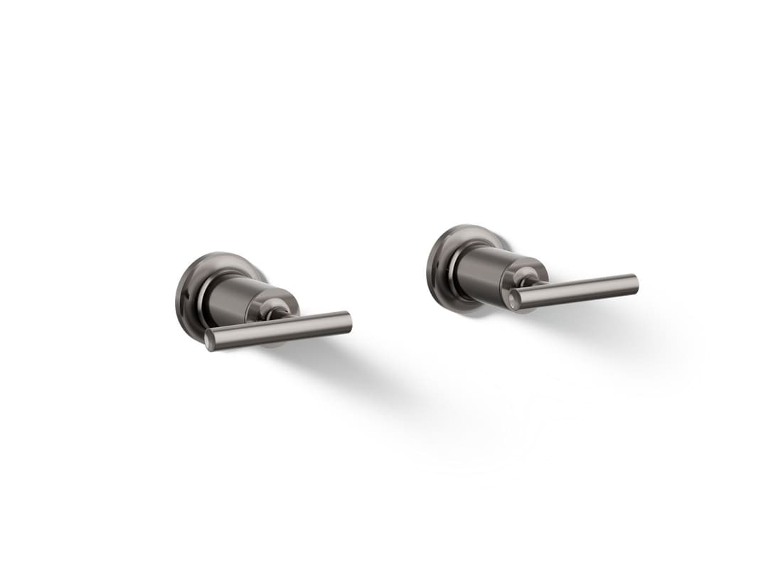Kohler Purist Deck- or wall-mount bath faucet handle trim with lever design - Vibrant Titanium by Kohler