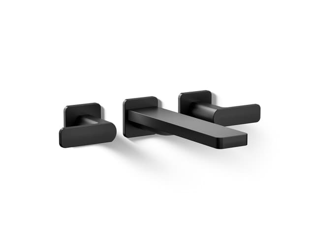 Kohler Parallel Wall-mount bath faucet trim - Matte Black