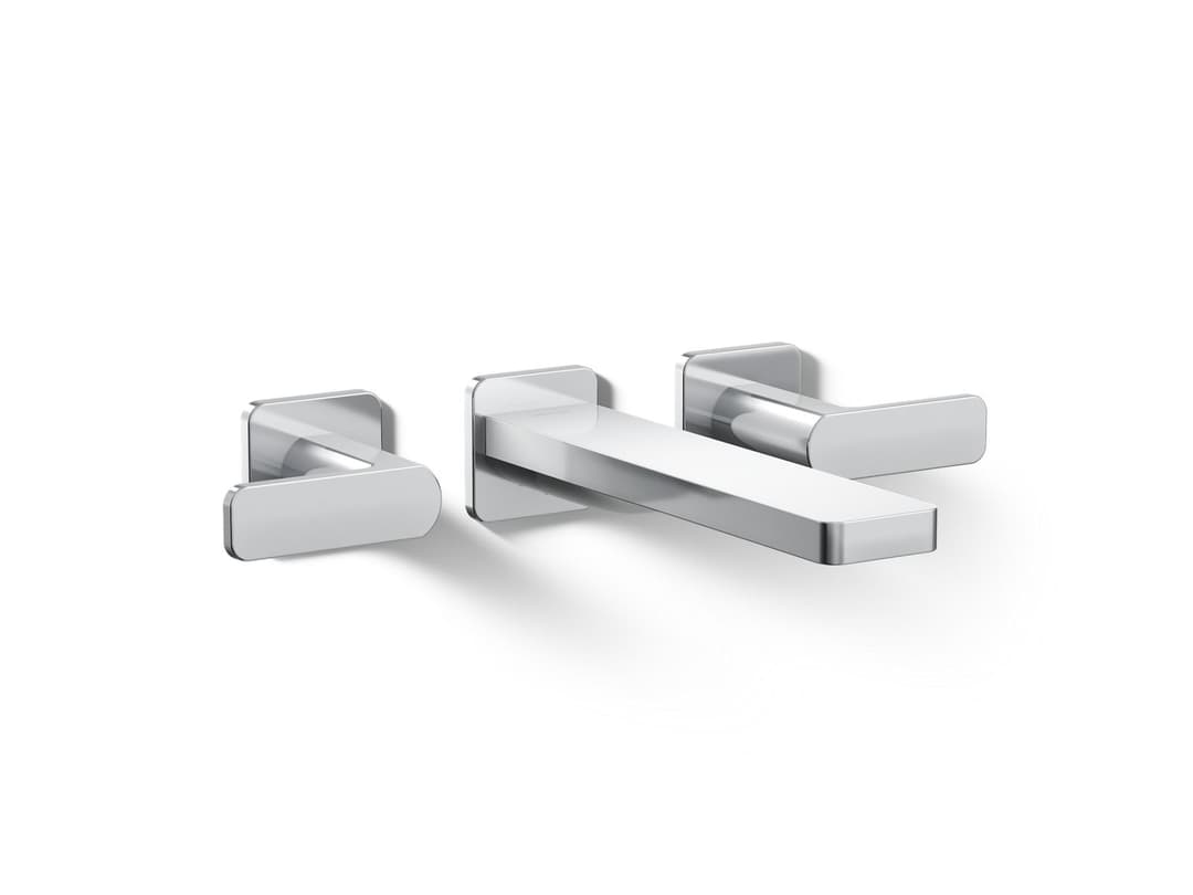 Kohler Parallel Wall-mount bath faucet trim - Polished Chrome by Kohler