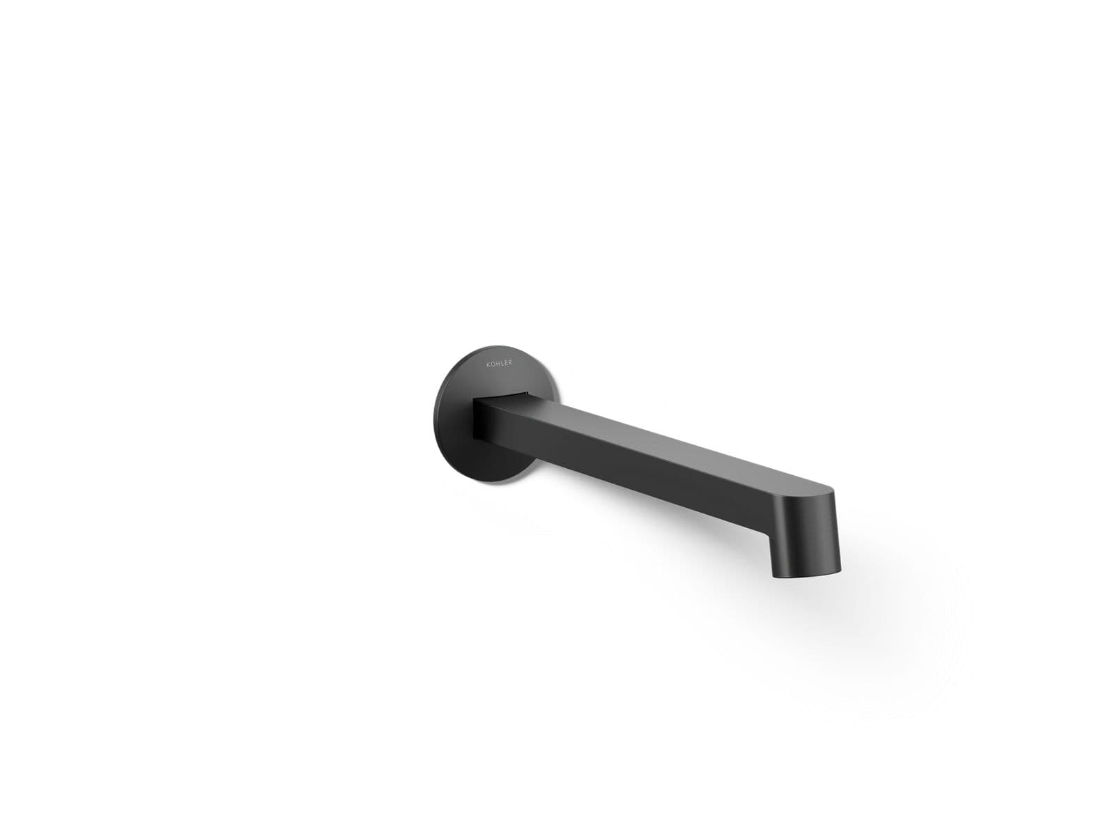 Kohler Components Wall-mount bathroom sink faucet spout with Row design, 1.2 gpm - Matte Black by Kohler