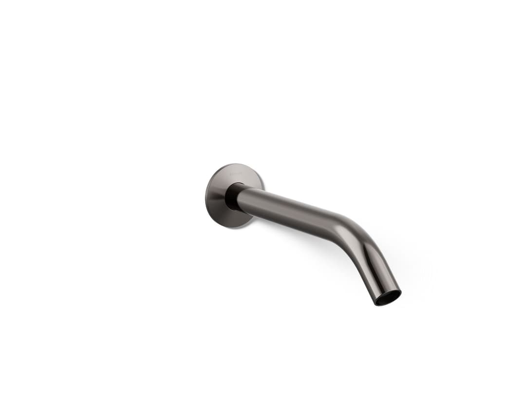 Kohler Components Wall-mount bathroom sink faucet spout with Tube design, 1.2 gpm - Vibrant Titanium by Kohler