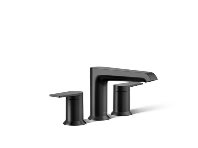 Kohler Hint Deck-mount bath faucet trim - Matte Black