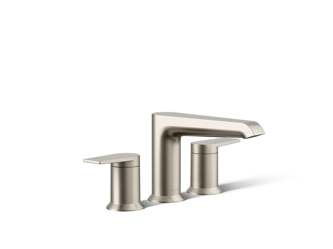 Kohler Hint Deck-mount bath faucet trim - Vibrant Brushed Nickel by Kohler