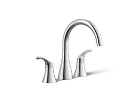 Kohler Simplice Deck-mount bath faucet trim - Polished Chrome - image 1