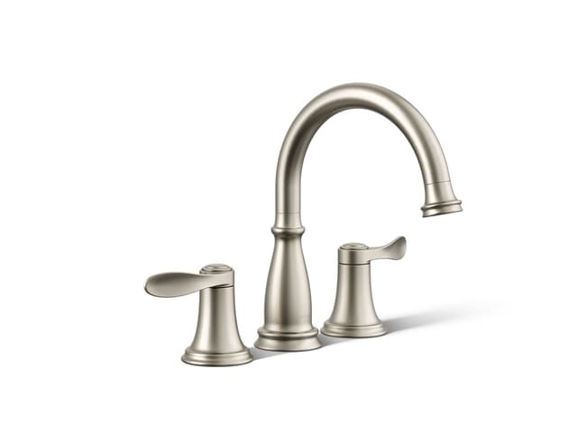 Kohler Bellera Deck-mount bath faucet trim - Vibrant Brushed Nickel