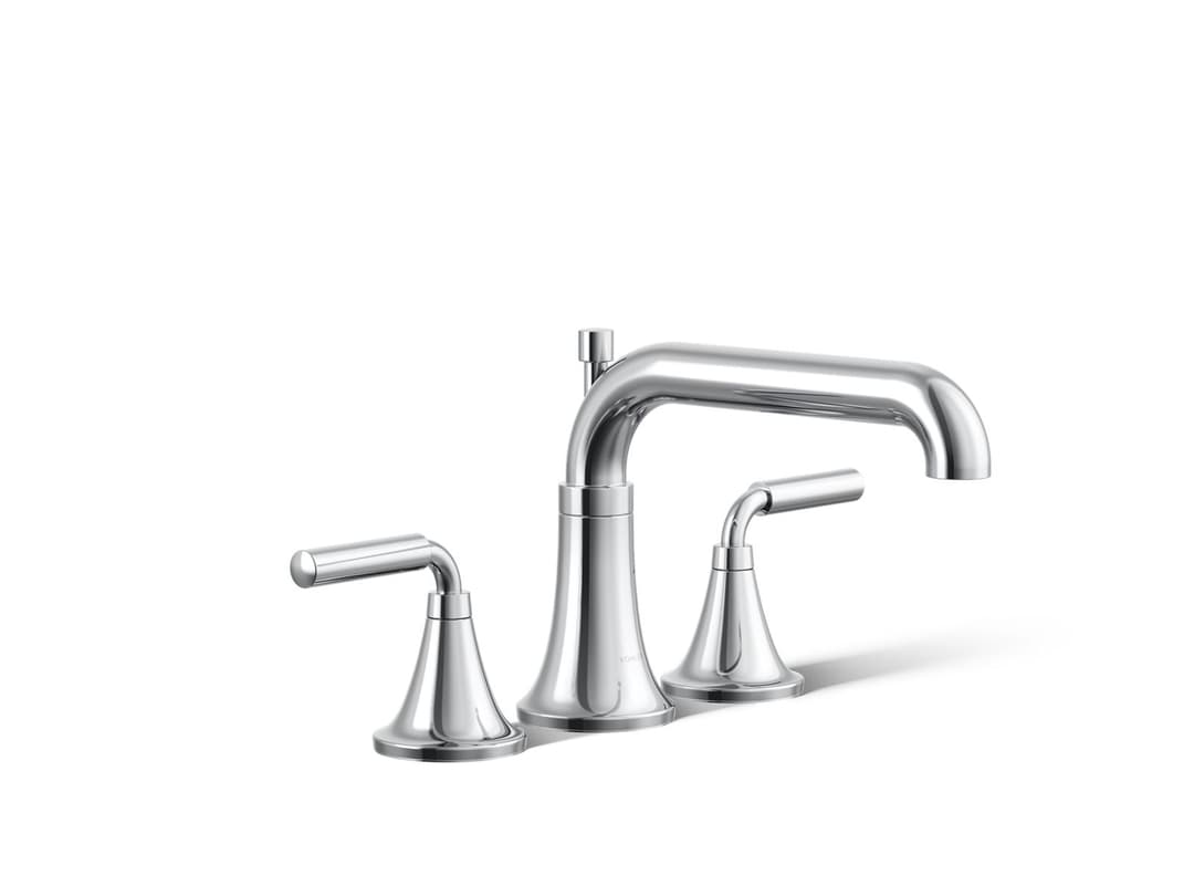 Kohler ToneE Deck-mount bath faucet trim with diverter - Polished Chrome by Kohler
