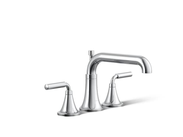 Kohler ToneE Deck-mount bath faucet trim with diverter - Polished Chrome
