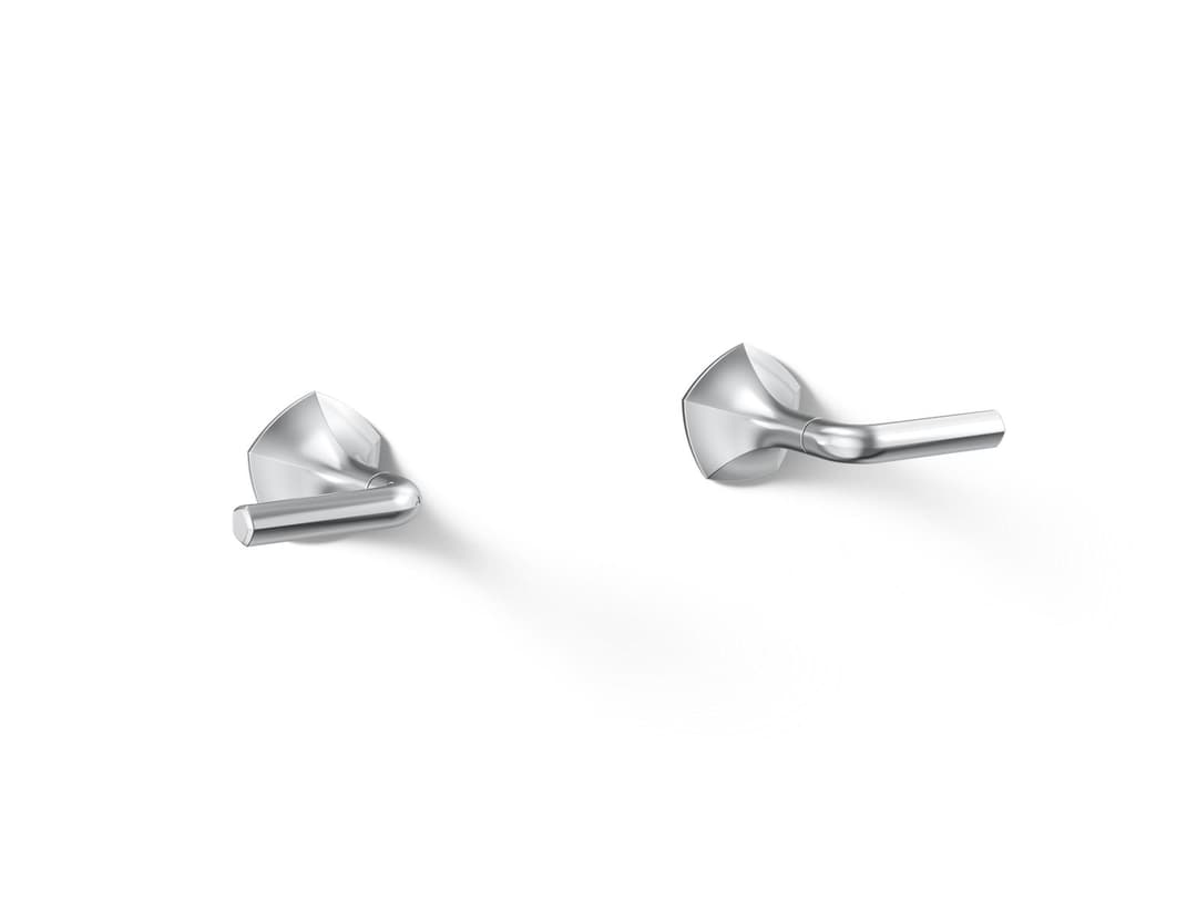 Kohler Occasion Wall-mount bathroom sink faucet Lever handle trim, 1.2 gpm - Polished Chrome by Kohler