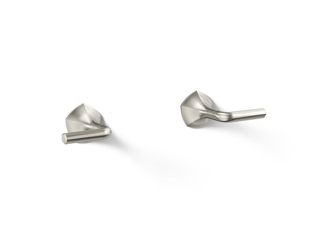 Kohler Occasion Wall-mount bathroom sink faucet Lever handle trim, 1.2 gpm - Vibrant Polished Nickel by Kohler