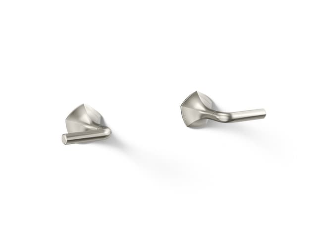 Kohler Occasion Wall-mount bathroom sink faucet Lever handle trim, 1.2 gpm - Vibrant Polished Nickel
