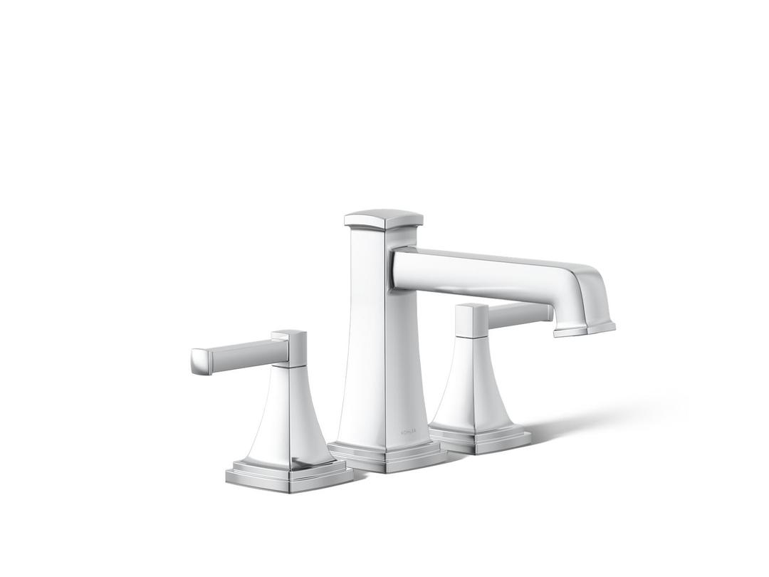Kohler Riff Deck-mount bath faucet trim - Polished Chrome by Kohler