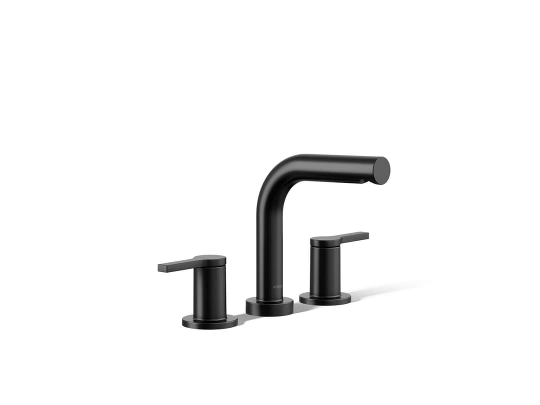 Kohler Elate Deck-mount bath faucet trim - Matte Black by Kohler
