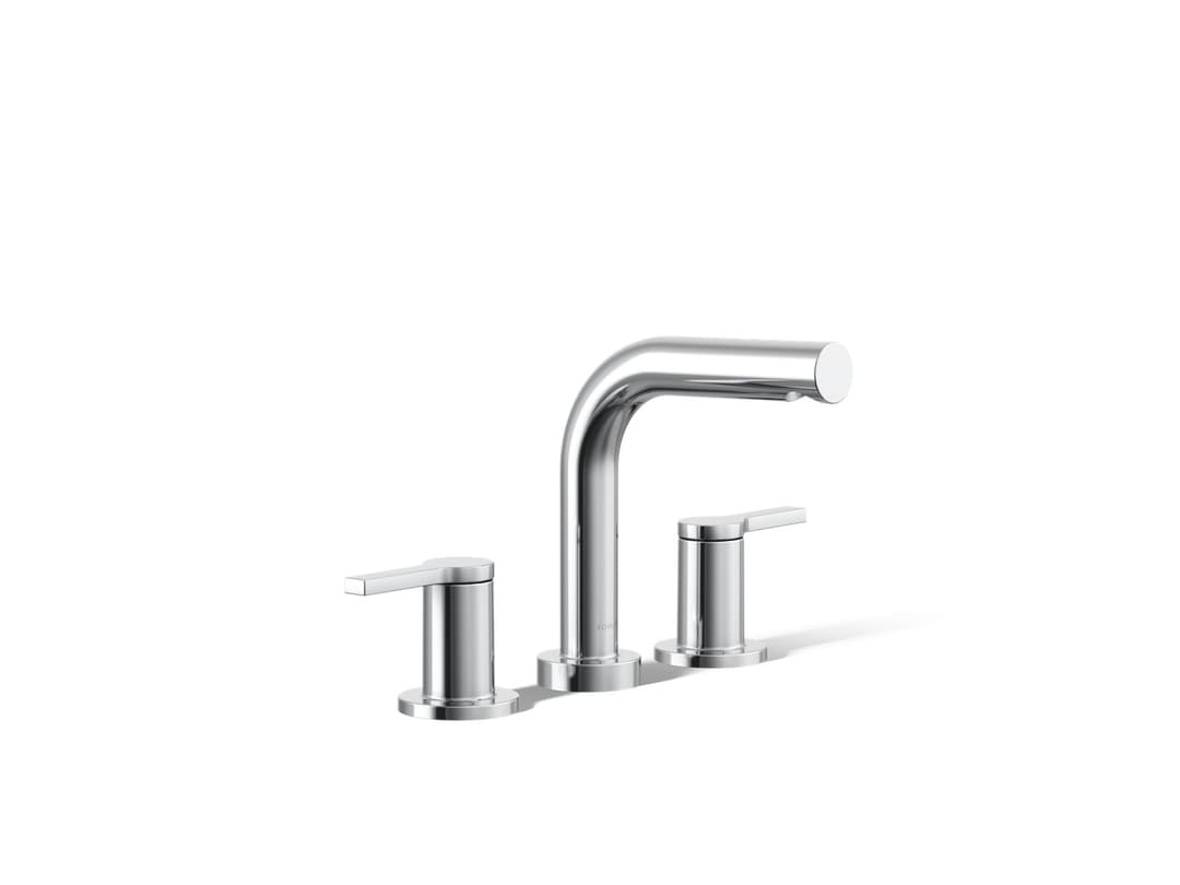 Kohler Elate Deck-mount bath faucet trim - Polished Chrome by Kohler