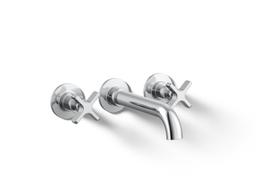 Kohler CastiaE by Studio McGee Wall-mount bath faucet trim - Polished Chrome - image 1