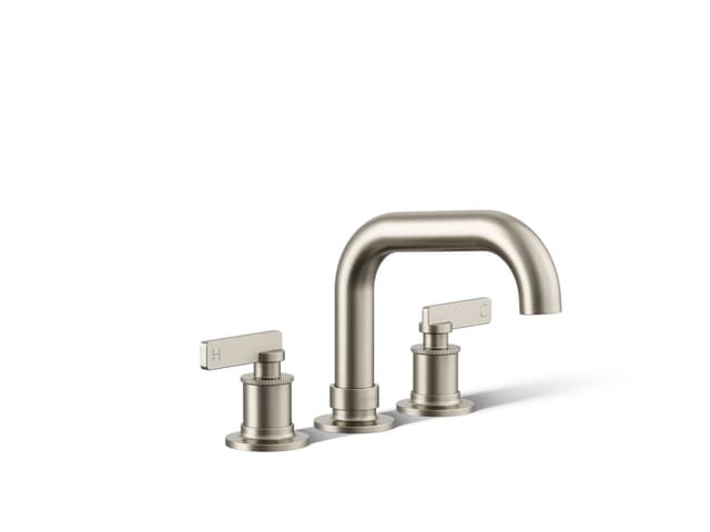 Kohler CastiaE by Studio McGee Deck-mount bath faucet trim - Vibrant Brushed Nickel