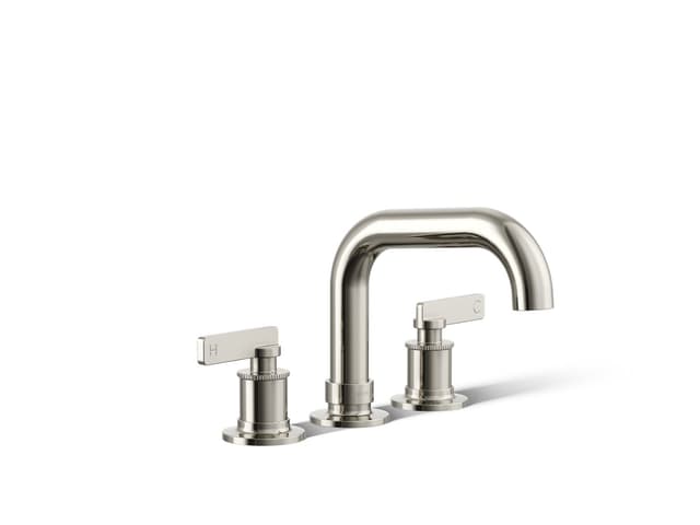 Kohler CastiaE by Studio McGee Deck-mount bath faucet trim - Vibrant Polished Nickel