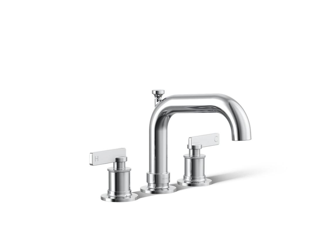 Kohler CastiaE by Studio McGee Deck-mount bath faucet trim with diverter - Polished Chrome by Kohler