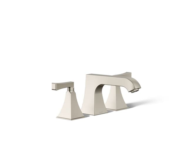Kohler Memoirs Stately Deck-mount bath faucet trim - Vibrant Brushed Nickel