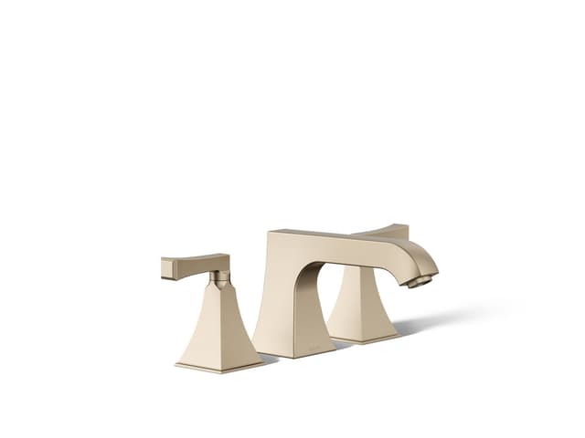 Kohler Memoirs Stately Deck-mount bath faucet trim - Vibrant Brushed Bronze