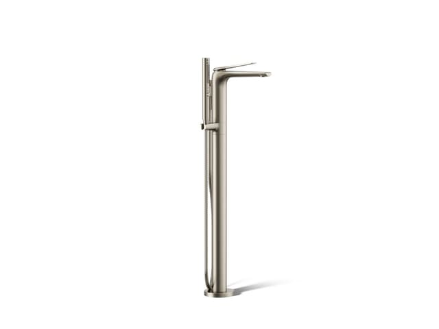 Kohler Avid Floor-mount bath filler trim - Vibrant Brushed Nickel