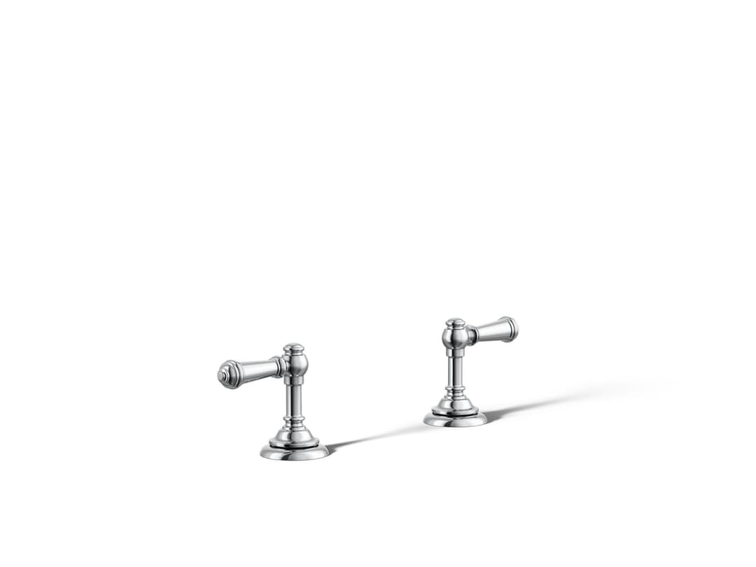 Kohler Artifacts Deck-mount bath faucet handle trim with Lever design - Polished Chrome by Kohler