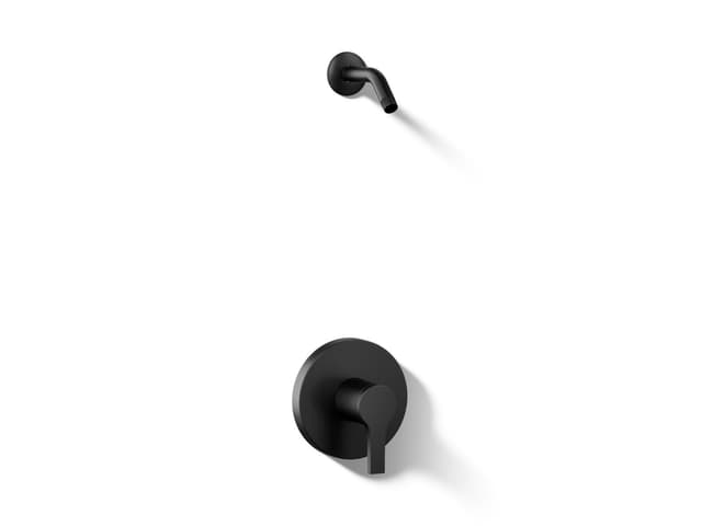 Kohler Elate Rite-Temp Shower Trim Kit Without Showerhead - Matte Black