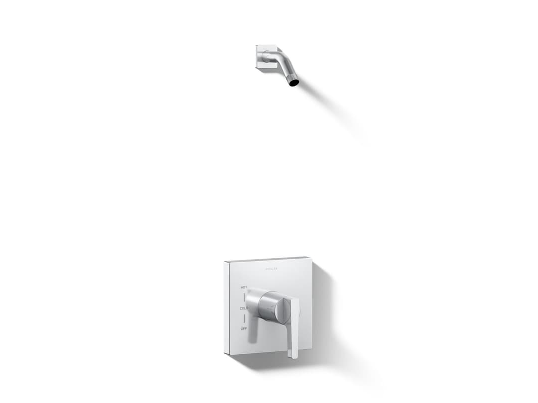Kohler Honesty Rite-Temp shower trim kit, without showerhead - Polished Chrome by Kohler