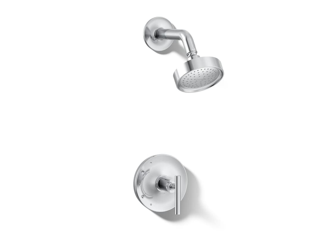 Kohler Purist Rite-Temp shower trim kit with lever handle, 2.5 gpm - Polished Chrome by Kohler
